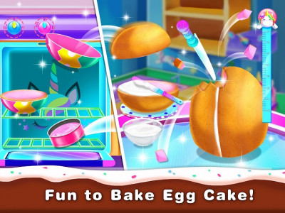 اسکرین شات برنامه Hatch Egg Cake Maker - Sweet Bakery Food Games 2