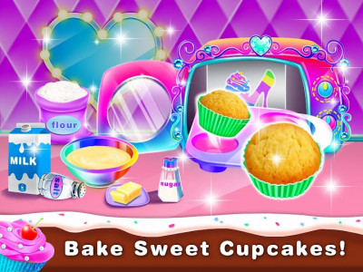 اسکرین شات برنامه High Heel Cupcake Maker-Bakery Food Games Free 2