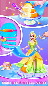 اسکرین شات بازی Ice Princess Comfy Cake -Baking Salon for Girls 2