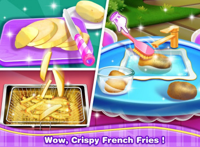 اسکرین شات برنامه Kids Food Party - Burger Maker Food Games 3