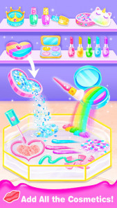 اسکرین شات برنامه Makeup Kit Slime - Unicorn Slime Games for Girls 2