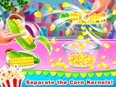 اسکرین شات برنامه Unicorn Popcorn Maker- Crazy Popcorn Popper 2