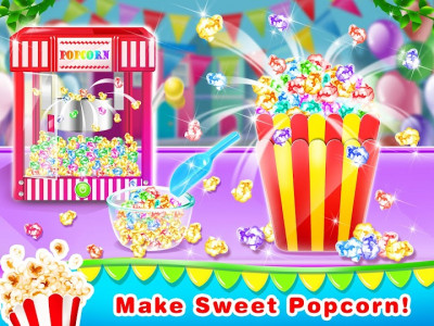 اسکرین شات برنامه Unicorn Popcorn Maker- Crazy Popcorn Popper 3