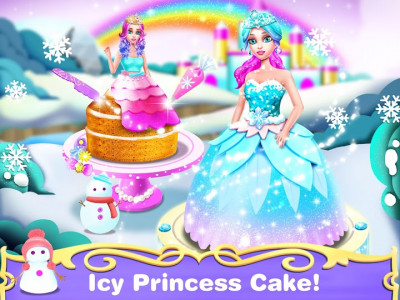 اسکرین شات برنامه Princess Cake Bakery- Frost Cakes Baking Salon 1