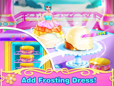 اسکرین شات برنامه Princess Cake Bakery- Frost Cakes Baking Salon 3