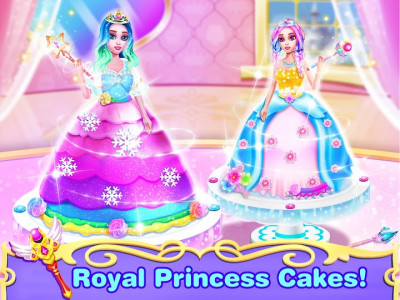 اسکرین شات برنامه Princess Cake Bakery- Frost Cakes Baking Salon 4