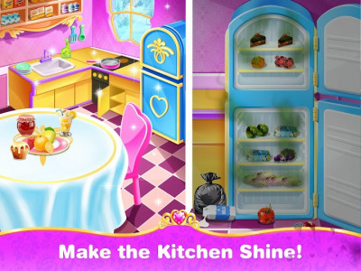اسکرین شات برنامه Princess Home Girls Cleaning – Home Clean up Games 5