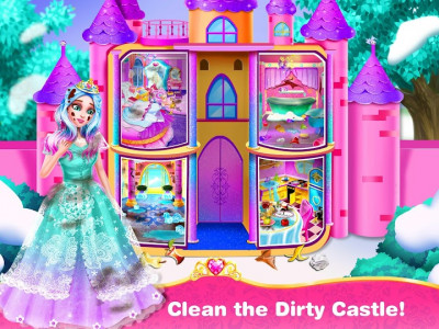 اسکرین شات برنامه Princess Home Girls Cleaning – Home Clean up Games 2