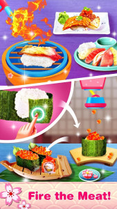 اسکرین شات برنامه Cooking Sushi Maker - Chef Street Food Game 3