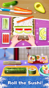 اسکرین شات برنامه Cooking Sushi Maker - Chef Street Food Game 4