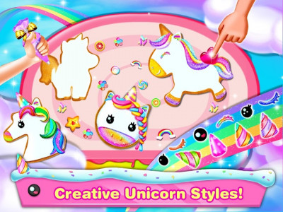 اسکرین شات برنامه Unicorn Cookie Maker – Sweet Bakery Food Games 4