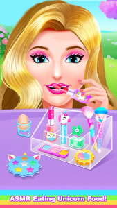 اسکرین شات برنامه Edible Unicorn DIY Makeup – ASMR Games for Girls 5