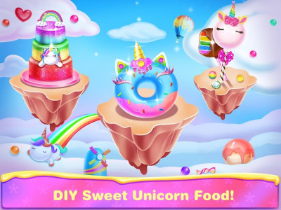 اسکرین شات بازی Unicorn Baking Salon - Bakery Food Games 2