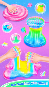 اسکرین شات برنامه Unicorn Slime Makeup Kit - Fun Games for Girls 4