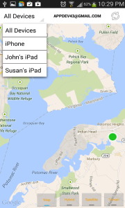 اسکرین شات 2 برنامه Find iPhone, Android, Xfi Loc