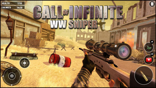 اسکرین شات بازی Call of Infinite WW Sniper : WW2 Last Battleground 2