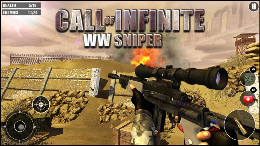 اسکرین شات بازی Call of Infinite WW Sniper : WW2 Last Battleground 4