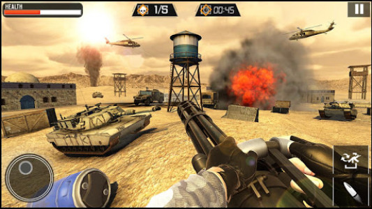 اسکرین شات برنامه Modern Gun Strike - Fun Shooting Games 1