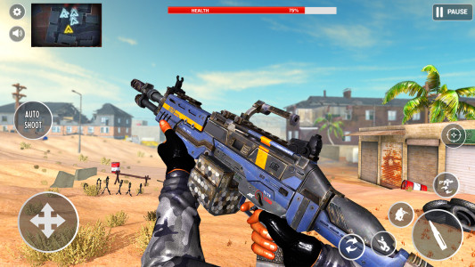 اسکرین شات بازی Gunner Guns Simulation- Machine Gun Firing Games 4