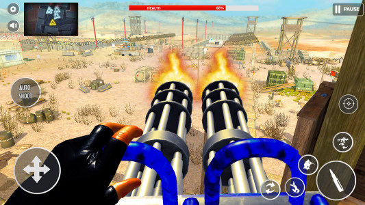 اسکرین شات بازی Gunner Guns Simulation- Machine Gun Firing Games 5