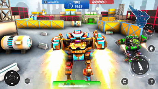 اسکرین شات بازی Mech Shooter Actions - Robo Strike Showdown 2