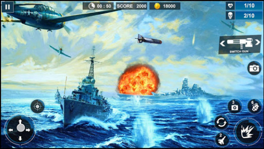 اسکرین شات بازی Navy War Machine Gun Shoot : Shooters Action Games 2