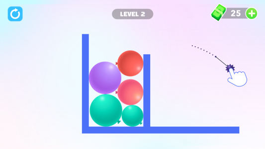 اسکرین شات 1 بازی Thorn And Balloons: Bounce pop