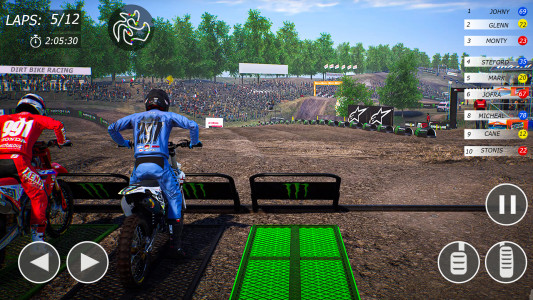 اسکرین شات بازی Motocross Rider Dirt Bike Game 1