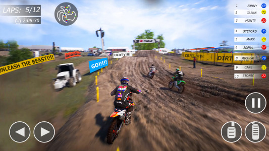 اسکرین شات بازی Motocross Rider Dirt Bike Game 4