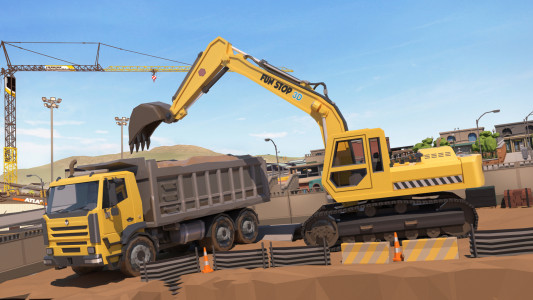 اسکرین شات بازی City Megapolis Crane Truck Sim 1