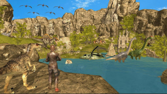اسکرین شات بازی Survival Evolved Dinosaur Hunter Game 1