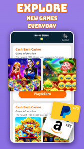 اسکرین شات برنامه FunTap - Make Money By Games 2