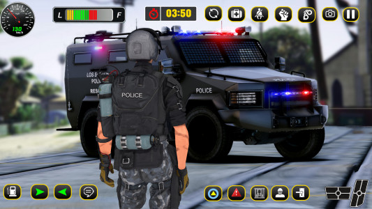 اسکرین شات 1 بازی Police Car Chase: Thief Chase