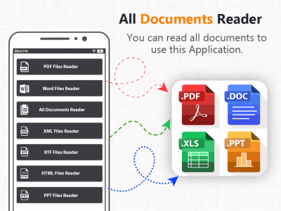 اسکرین شات برنامه All Documents Reader & Viewer 1