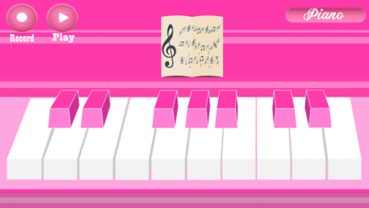 اسکرین شات بازی Pink Piano 1