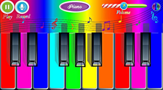 اسکرین شات بازی Rainbow Piano 3