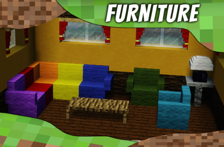 اسکرین شات 1 برنامه Furniture mods for Minecraft