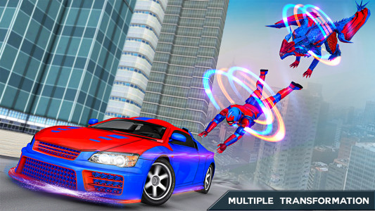 اسکرین شات بازی Police Dragon Robot Car Games 6