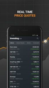 اسکرین شات برنامه Investing.com: Stock Market 1