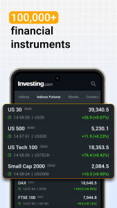 اسکرین شات 3 برنامه Investing.com: Stock Market