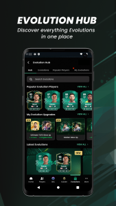 اسکرین شات 3 برنامه FUTBIN FC 25 Evolutions & More