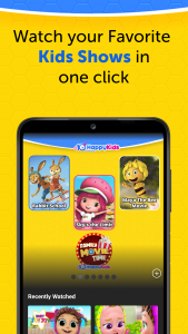 اسکرین شات 1 برنامه HappyKids - Kid-Safe Videos