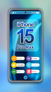 اسکرین شات برنامه iPhone 15 Pro Max Launcher 3