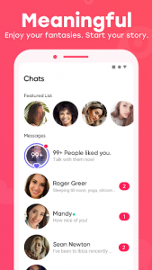 اسکرین شات برنامه inLove (InMessage) - Chat, meet, dating ❤️ 5