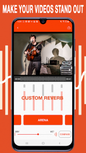 اسکرین شات برنامه VideoVerb: Add Reverb to the Sound of your Video 4