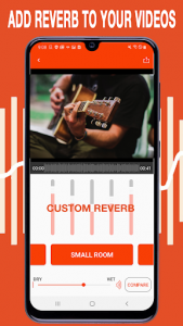 اسکرین شات برنامه VideoVerb: Add Reverb to the Sound of your Video 1