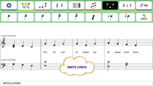 اسکرین شات برنامه Maestro - Music Composer 3