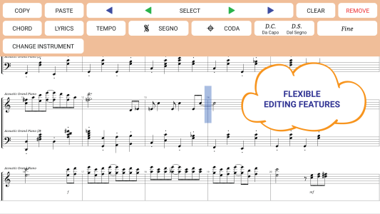 اسکرین شات 6 برنامه Maestro - Music Composer