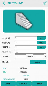 اسکرین شات برنامه Civil: Concrete Calculator 6