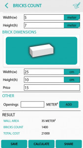 اسکرین شات برنامه Civil: Concrete Calculator 8